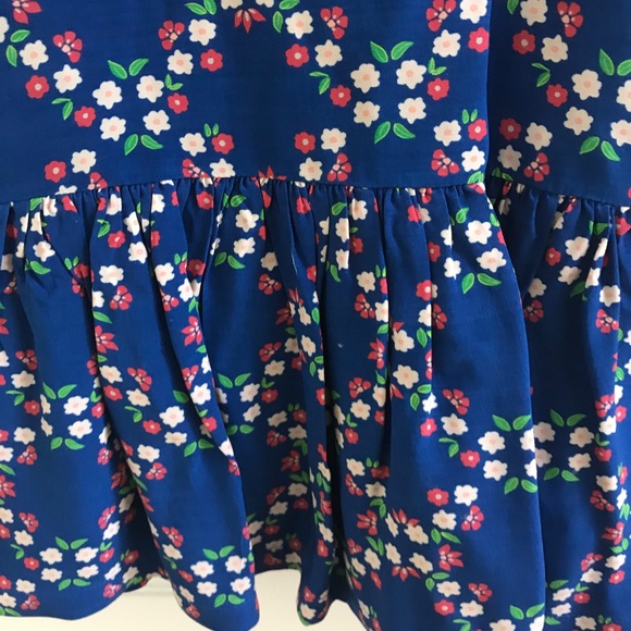 Gymboree blue floral dress Size 4 - Picture 3 of 6